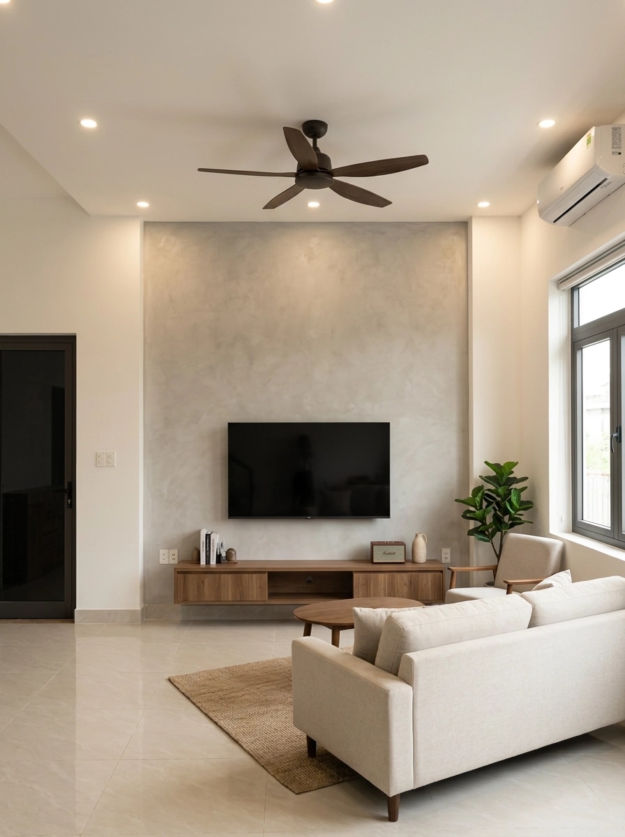 Interior design in Minimalism style — Living Room by GenRoom AI