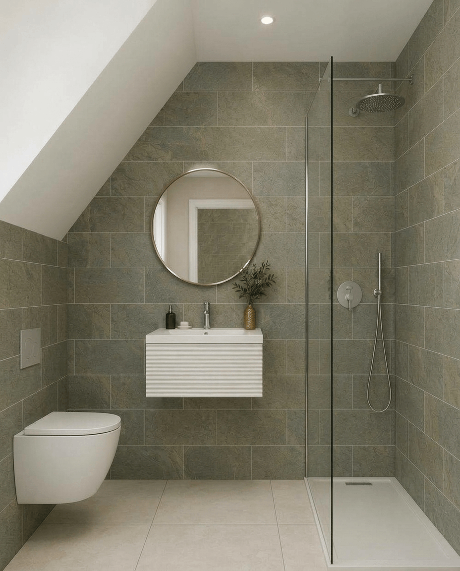 Bathroom interior in no_style style — photo by GenRoom AI