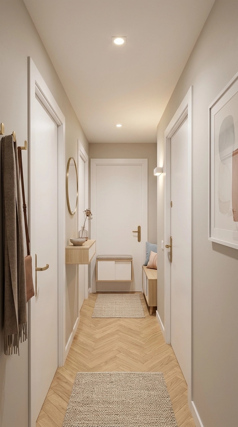 Interior design in Scandinavian style — Hallway by GenRoom AI
