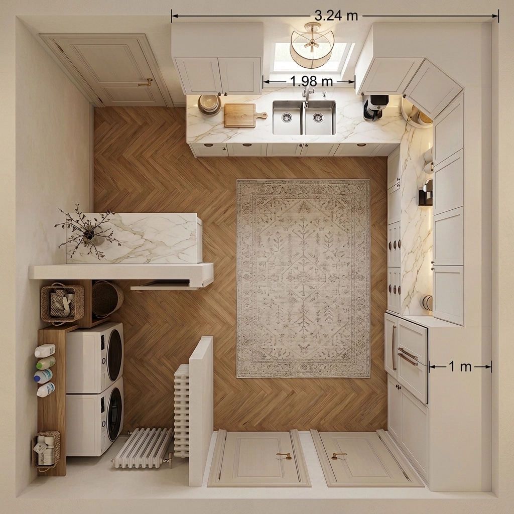 Transitional Living Room design — interior photo by GenRoom AI