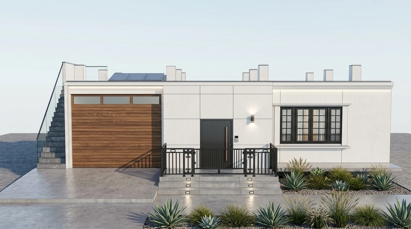 Facade design in Contemporary Facade style — Facade by GenRoom AI