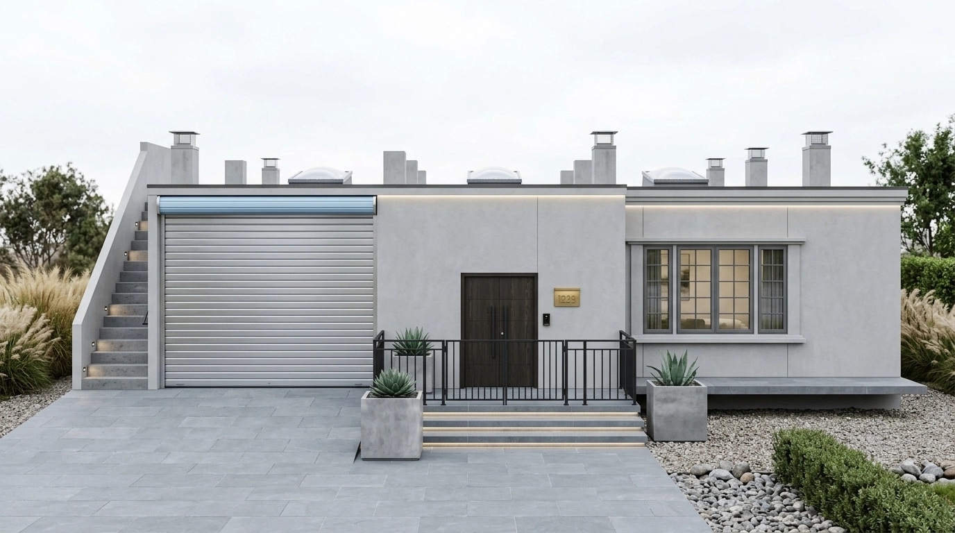 Facade design in Minimalist Facade style — Facade by GenRoom AI