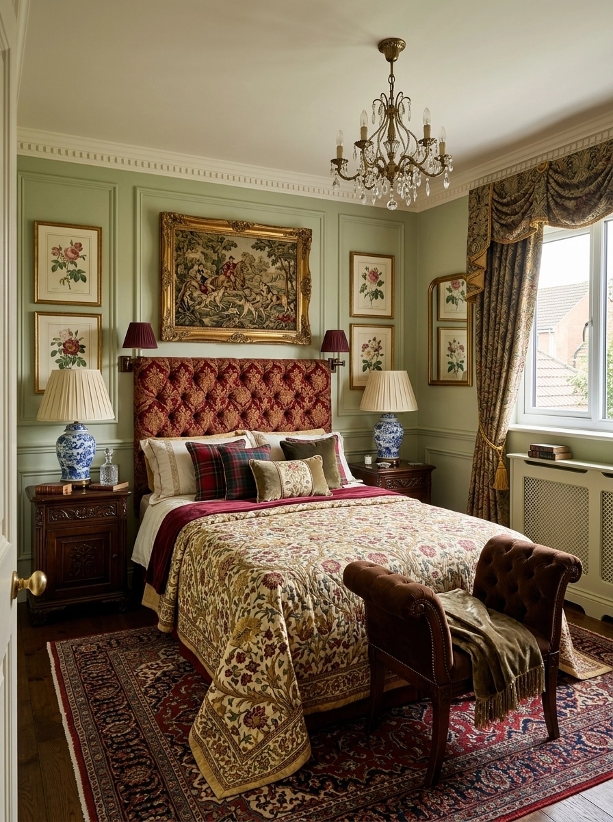 British Bedroom design — interior photo by GenRoom AI