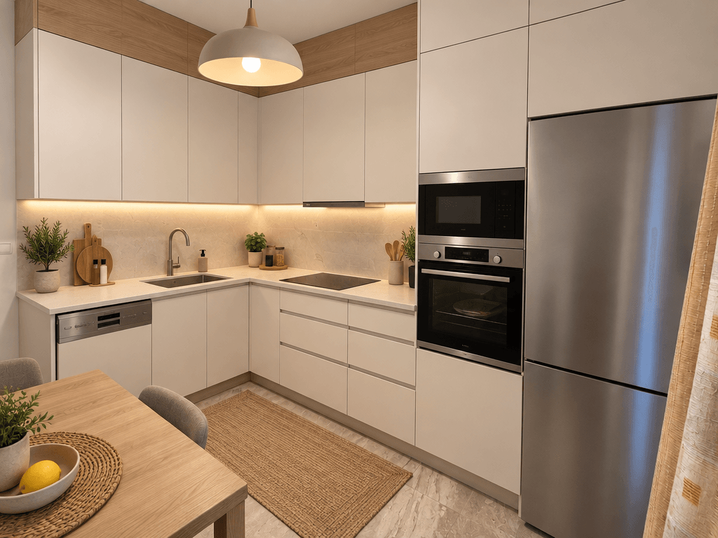 Interior design in Minimalism style — Kitchen by GenRoom AI