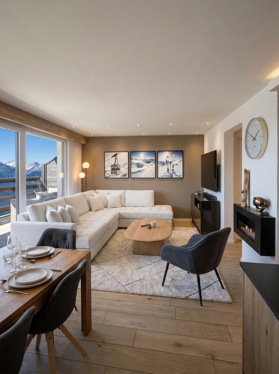 Interior design in Contemporary style — Living Room by GenRoom AI