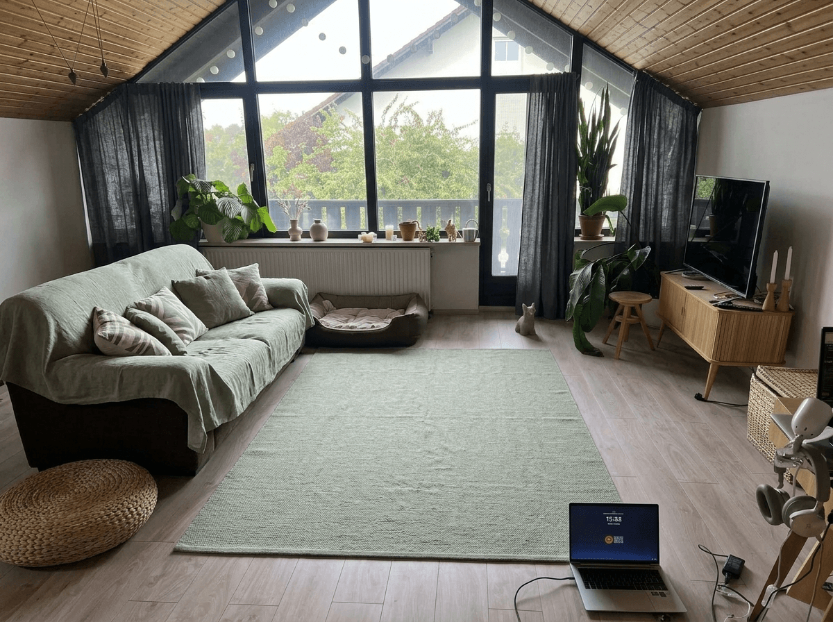 Interior design in Scandinavian style — Living Room by GenRoom AI
