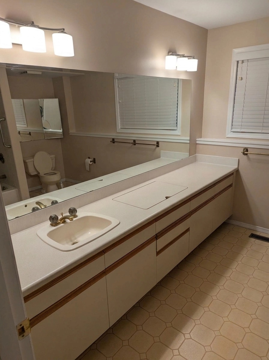 Bathroom interior in no_style style — photo by GenRoom AI