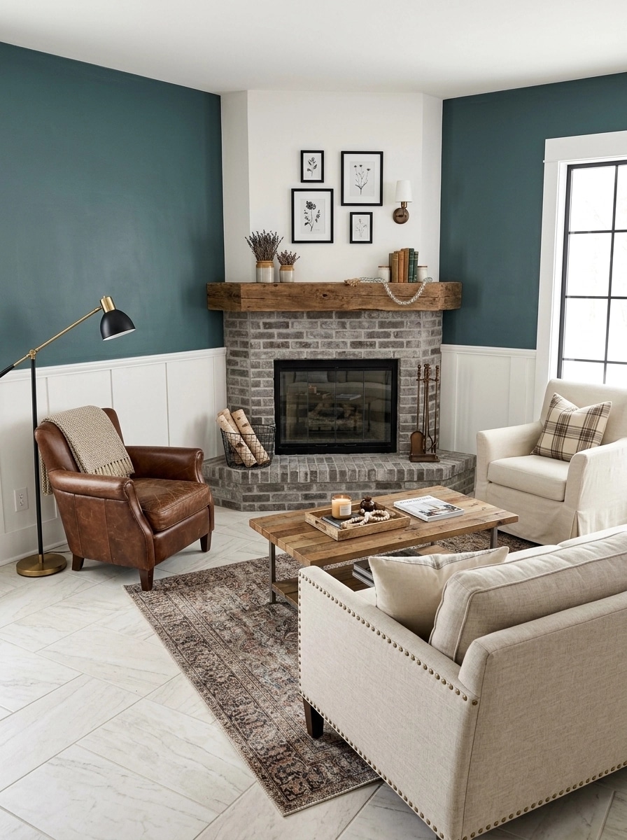Modern Farmhouse Salon design — interior photo by GenRoom AI