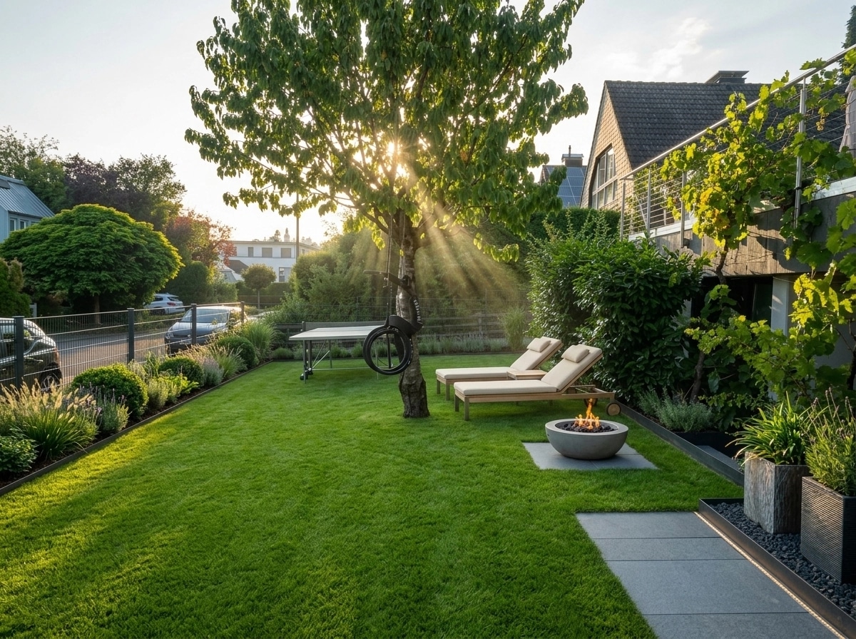 Landscape design in Contemporary Yard style — Yard by GenRoom AI