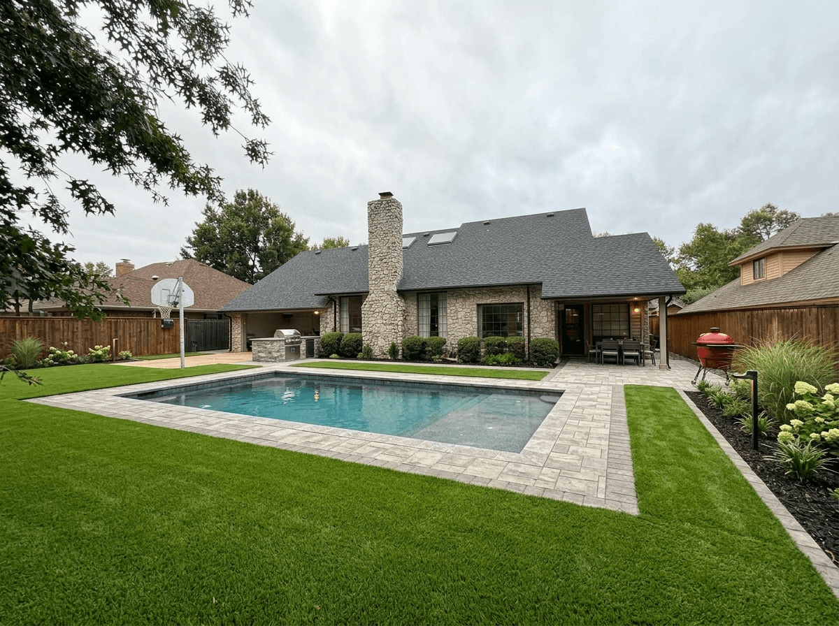 Yard design in no_style style — photo by GenRoom AI