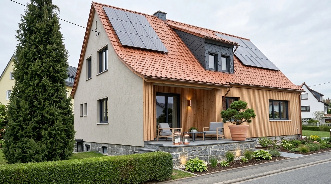 Scandinavian Facade Facade design — facade photo by GenRoom AI