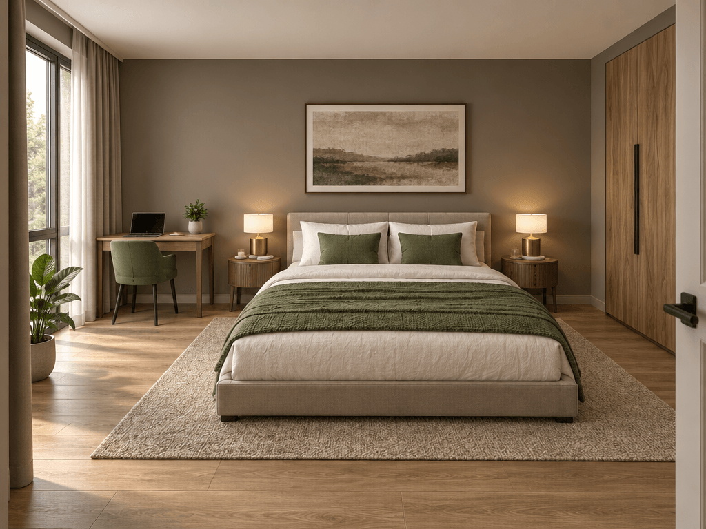 Interior design in Contemporary style — Bedroom by GenRoom AI