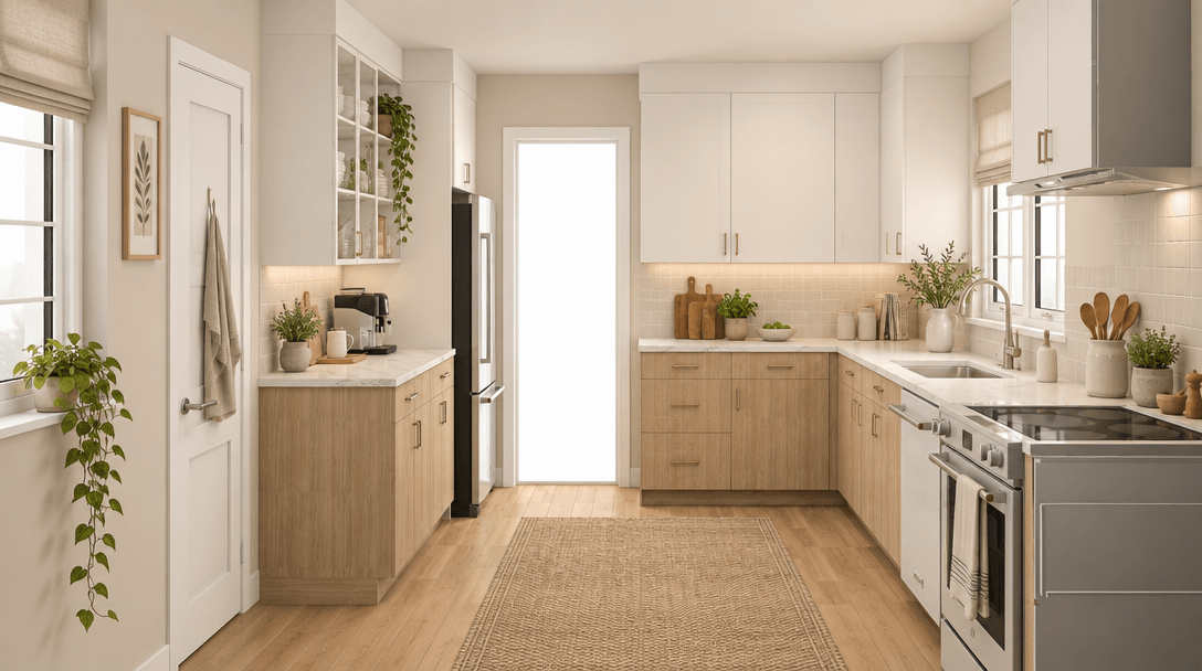 Interior design in Scandinavian style — Kitchen by GenRoom AI