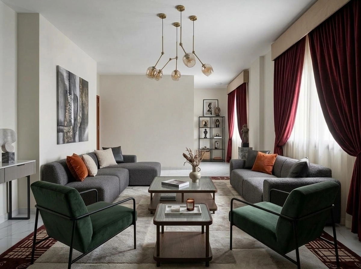 Interior design in Contemporary style — Living Room by GenRoom AI