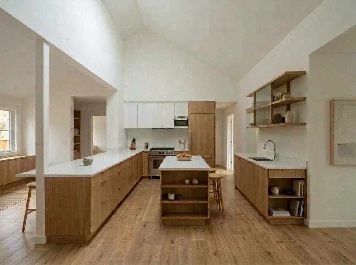 Interior design in Scandinavian style — Kitchen by GenRoom AI