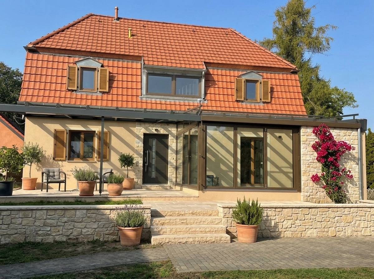 Facade design in Mediterranean Facade style — Facade by GenRoom AI