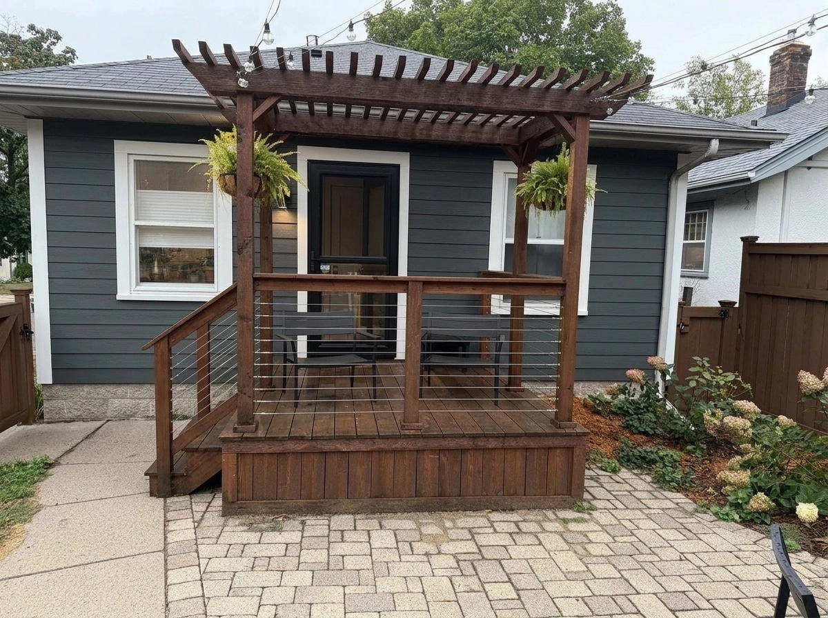 Yard design in no_style style — photo by GenRoom AI