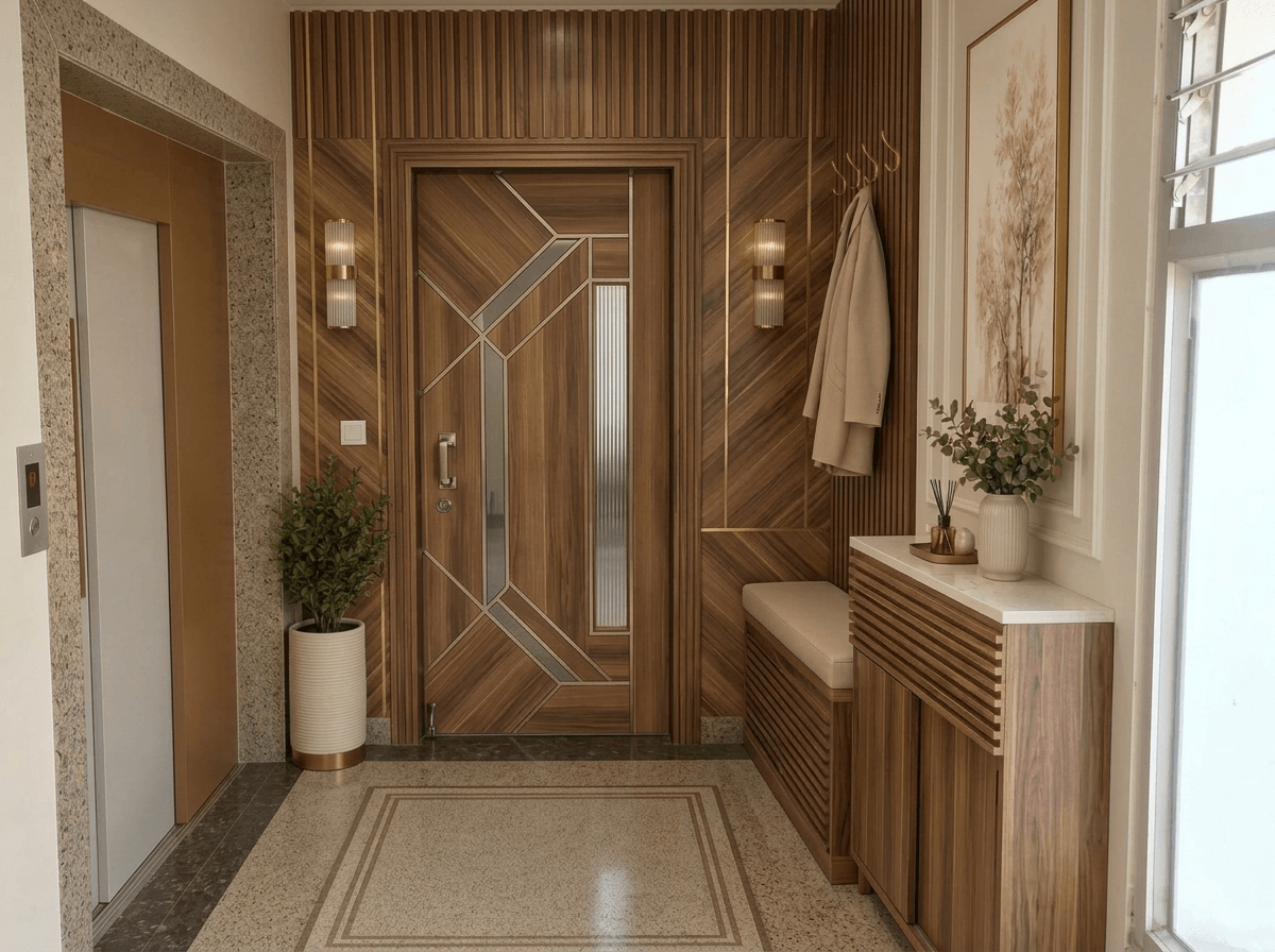 Neoclassic Hallway design — interior photo by GenRoom AI