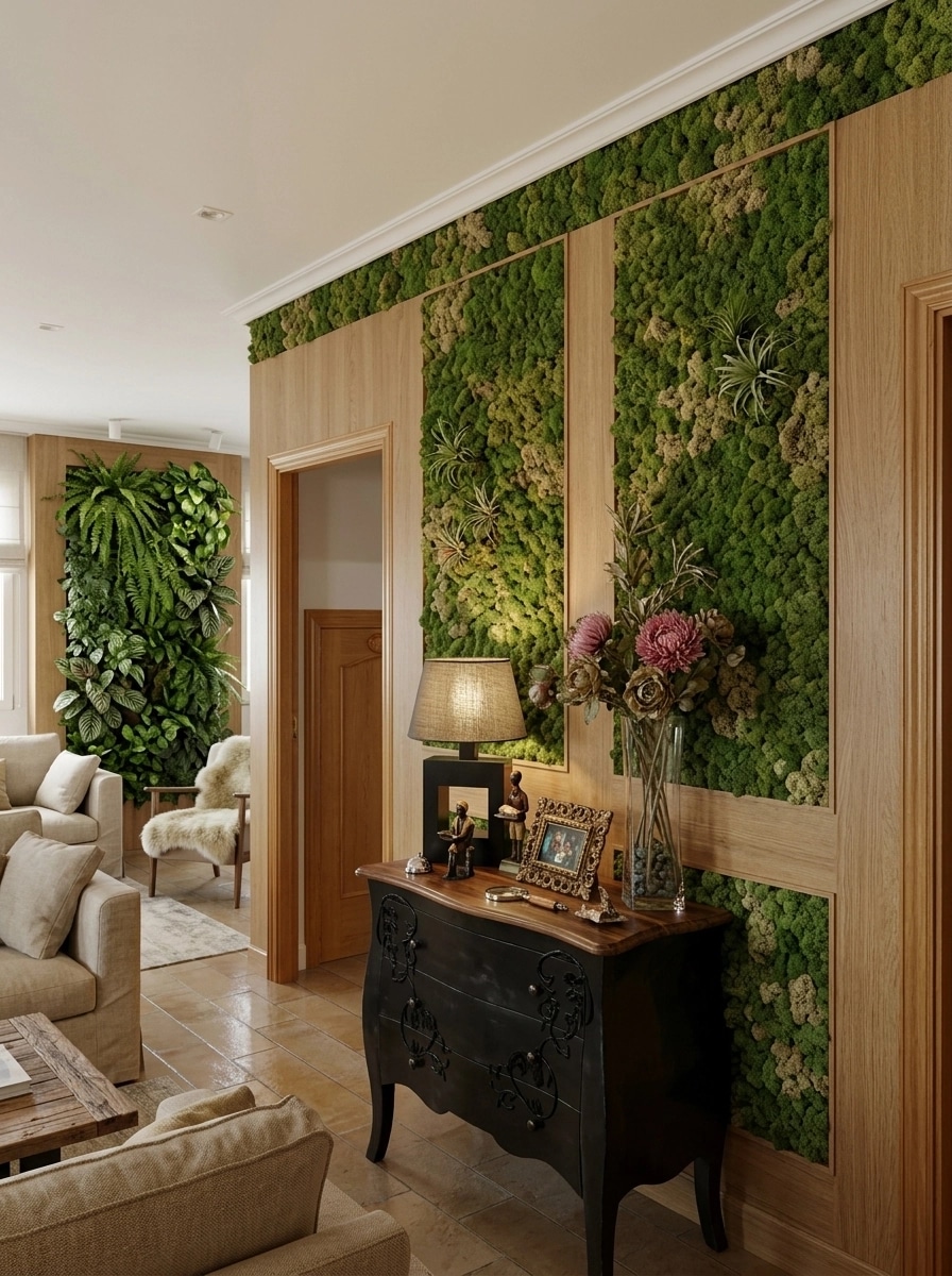 Interior design in Biophilic style — Living Room by GenRoom AI