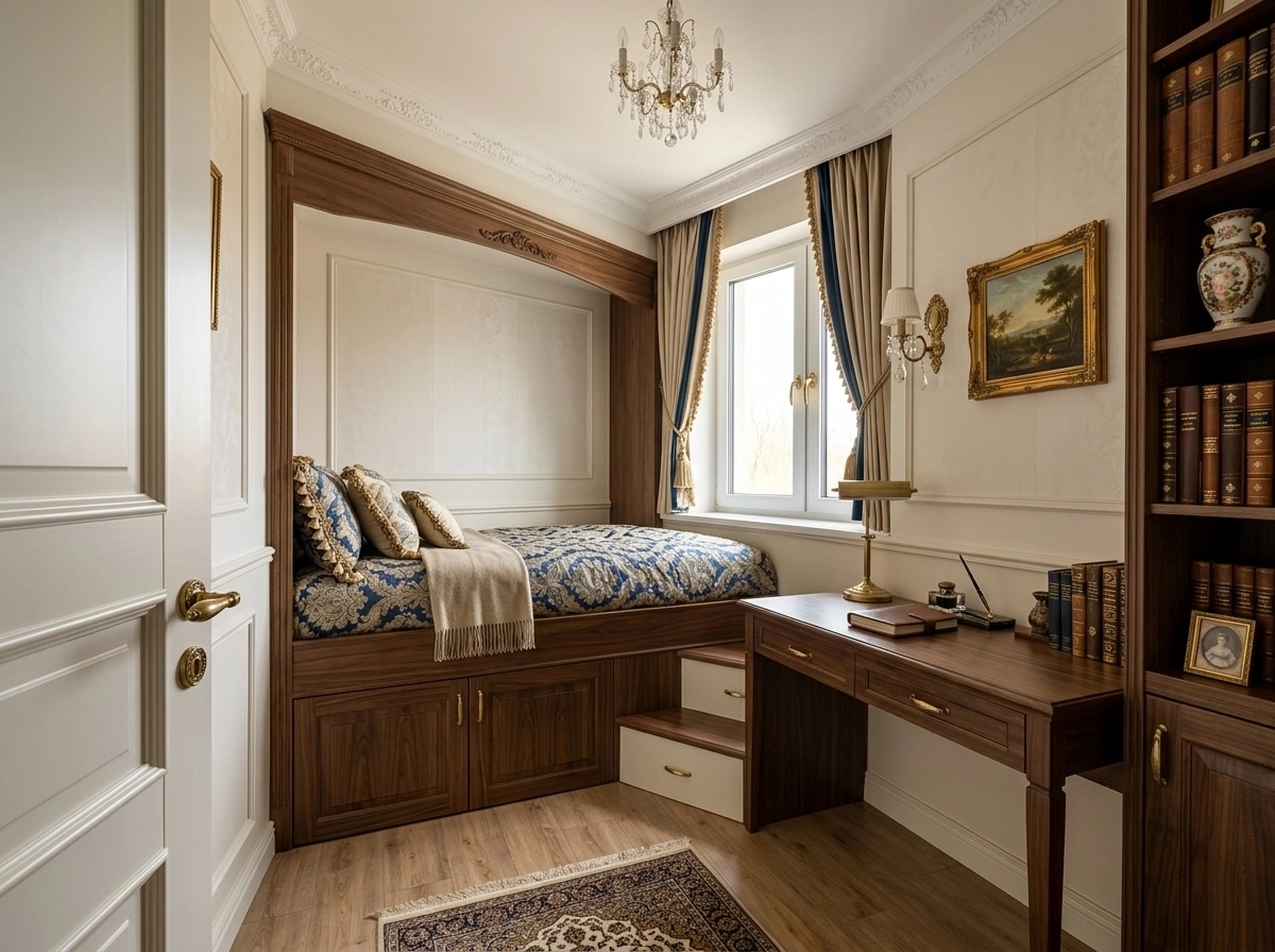 Classic Bedroom design — interior photo by GenRoom AI