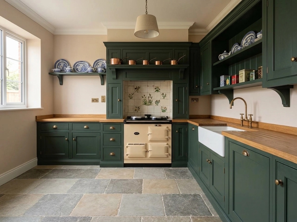 British Kitchen design — interior photo by GenRoom AI