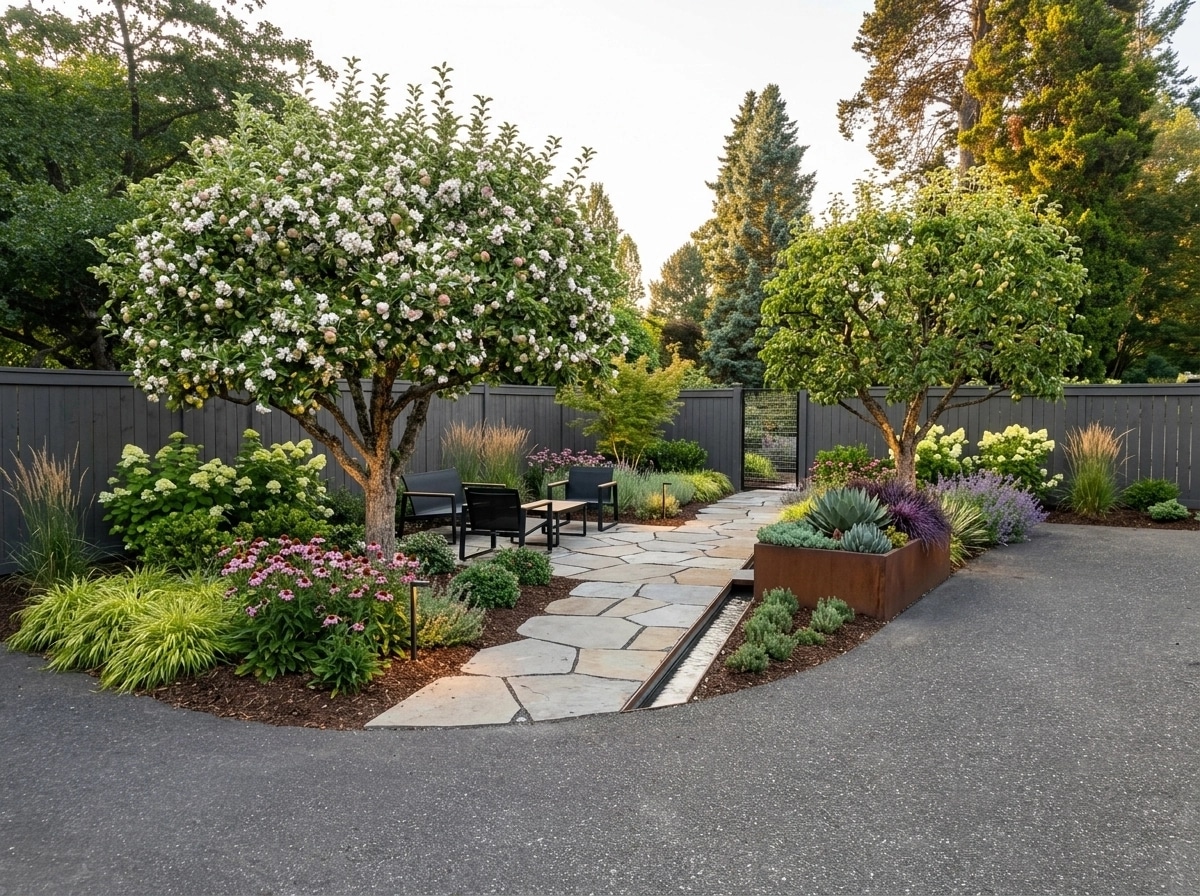 Landscape design in Contemporary Yard style — Yard by GenRoom AI