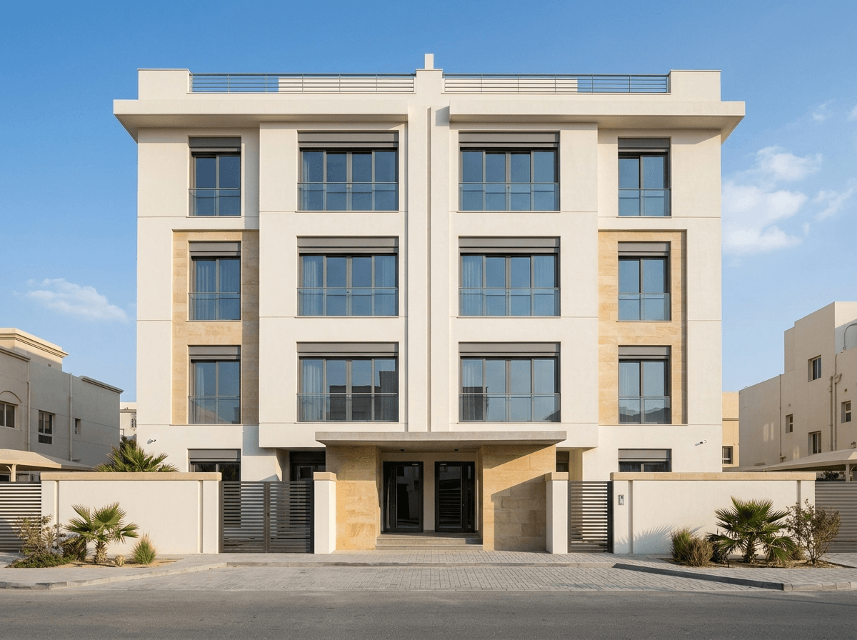 Minimalist Facade Facade design — facade photo by GenRoom AI