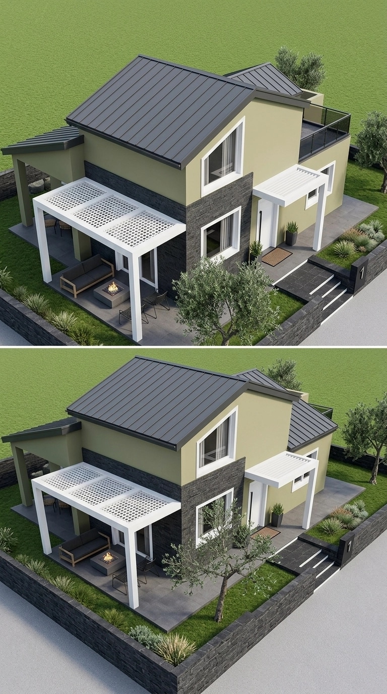 Minimalist Facade Facade design — facade photo by GenRoom AI