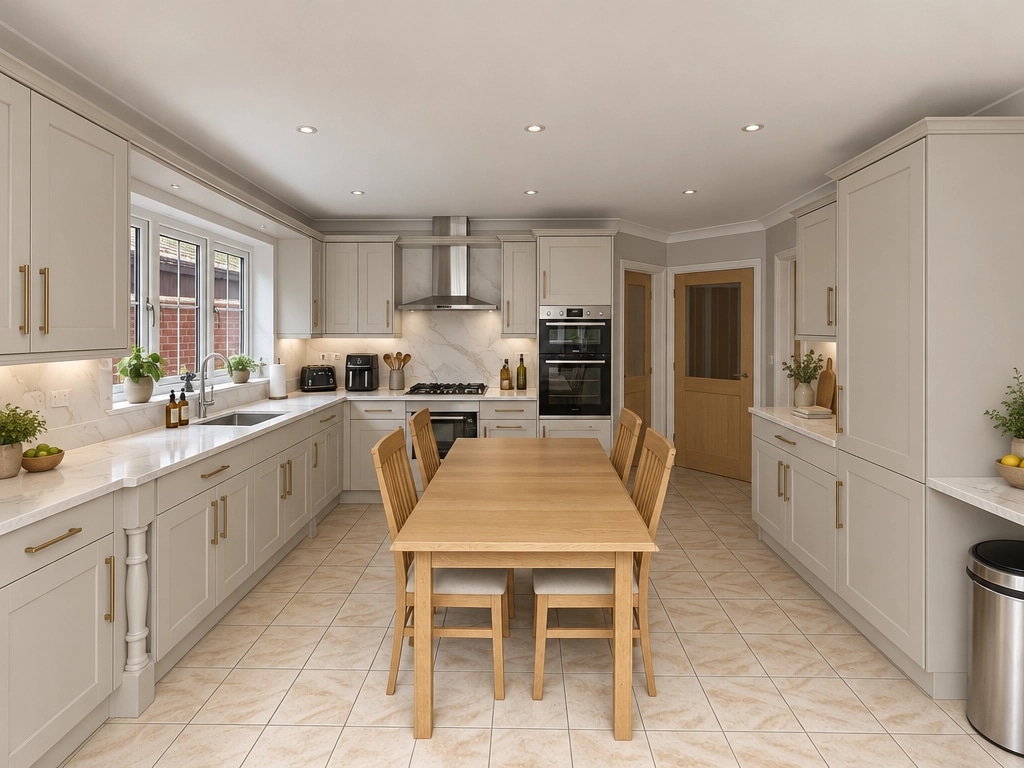 Interior design in Scandinavian style — Kitchen by GenRoom AI