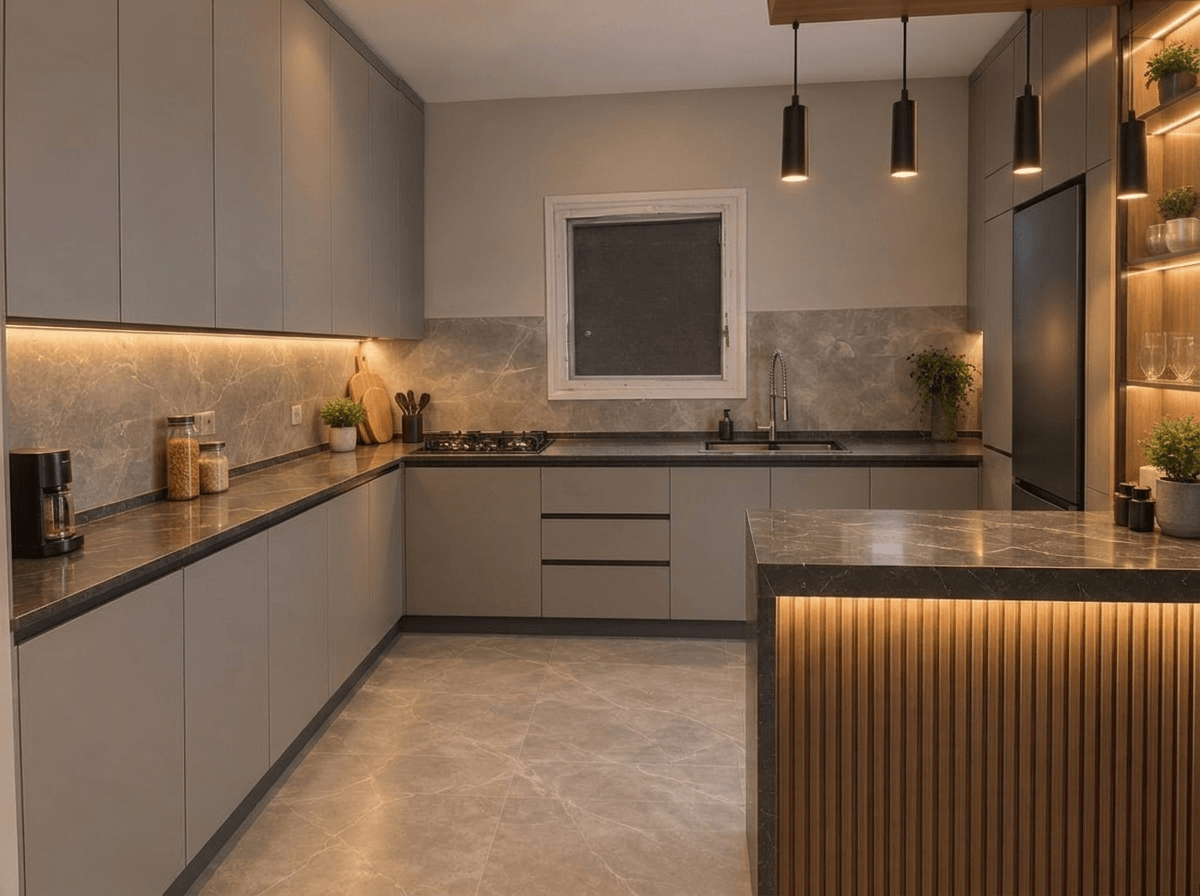 Kitchen interior in no_style style — photo by GenRoom AI