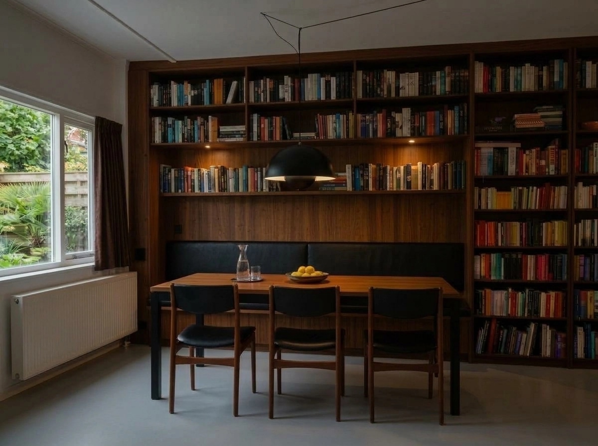 Design d'intérieur en style Mid-Century Modern — dining_room par GenRoom AI