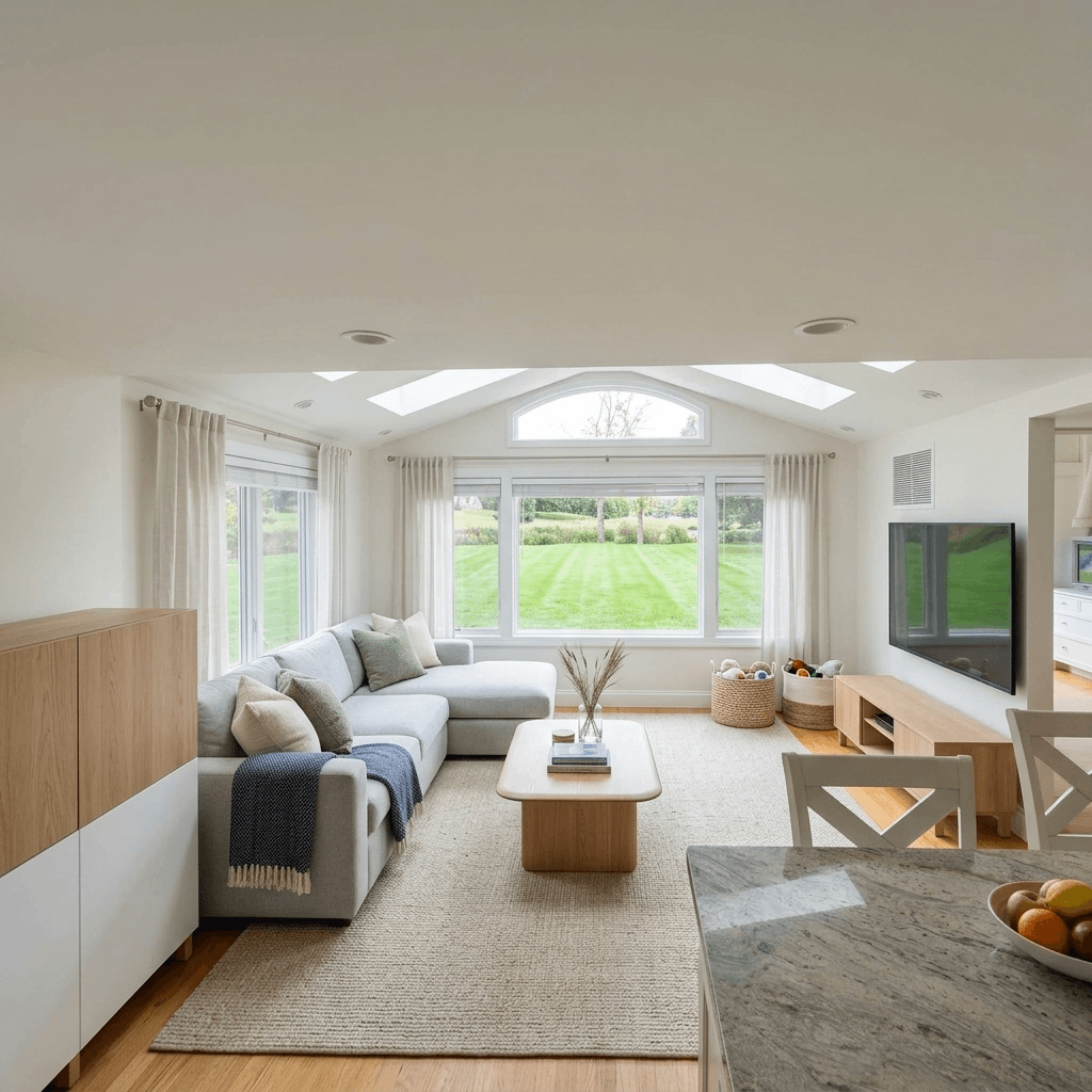 Minimalism Living Room design — interior photo by GenRoom AI