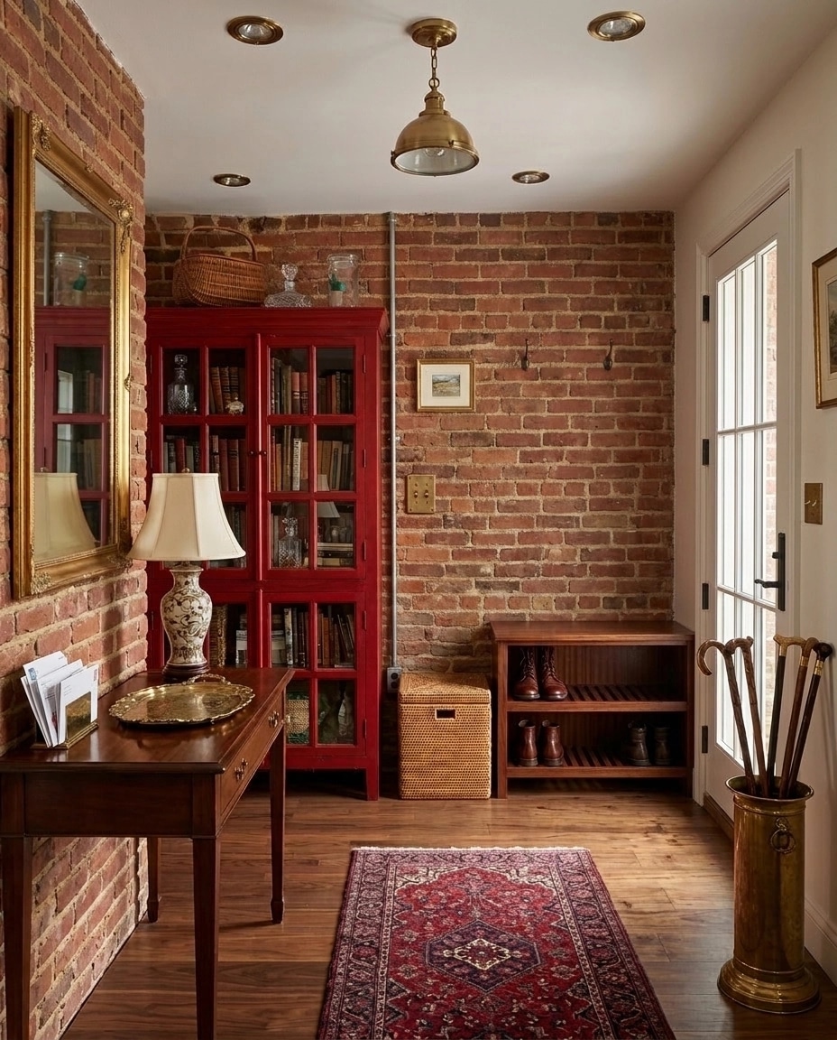 Hallway interior in British style — photo by GenRoom AI
