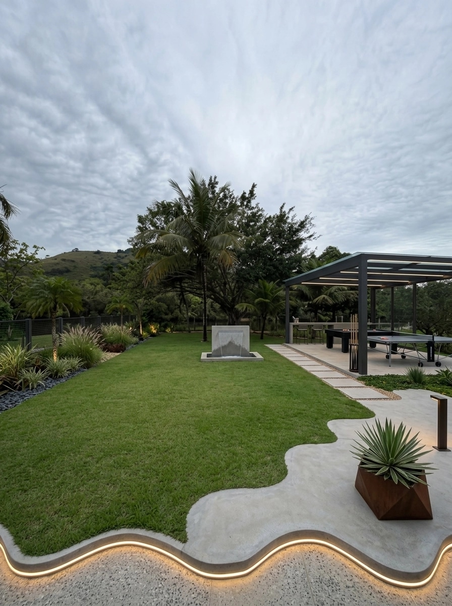 Contemporary Yard Yard design — yard photo by GenRoom AI