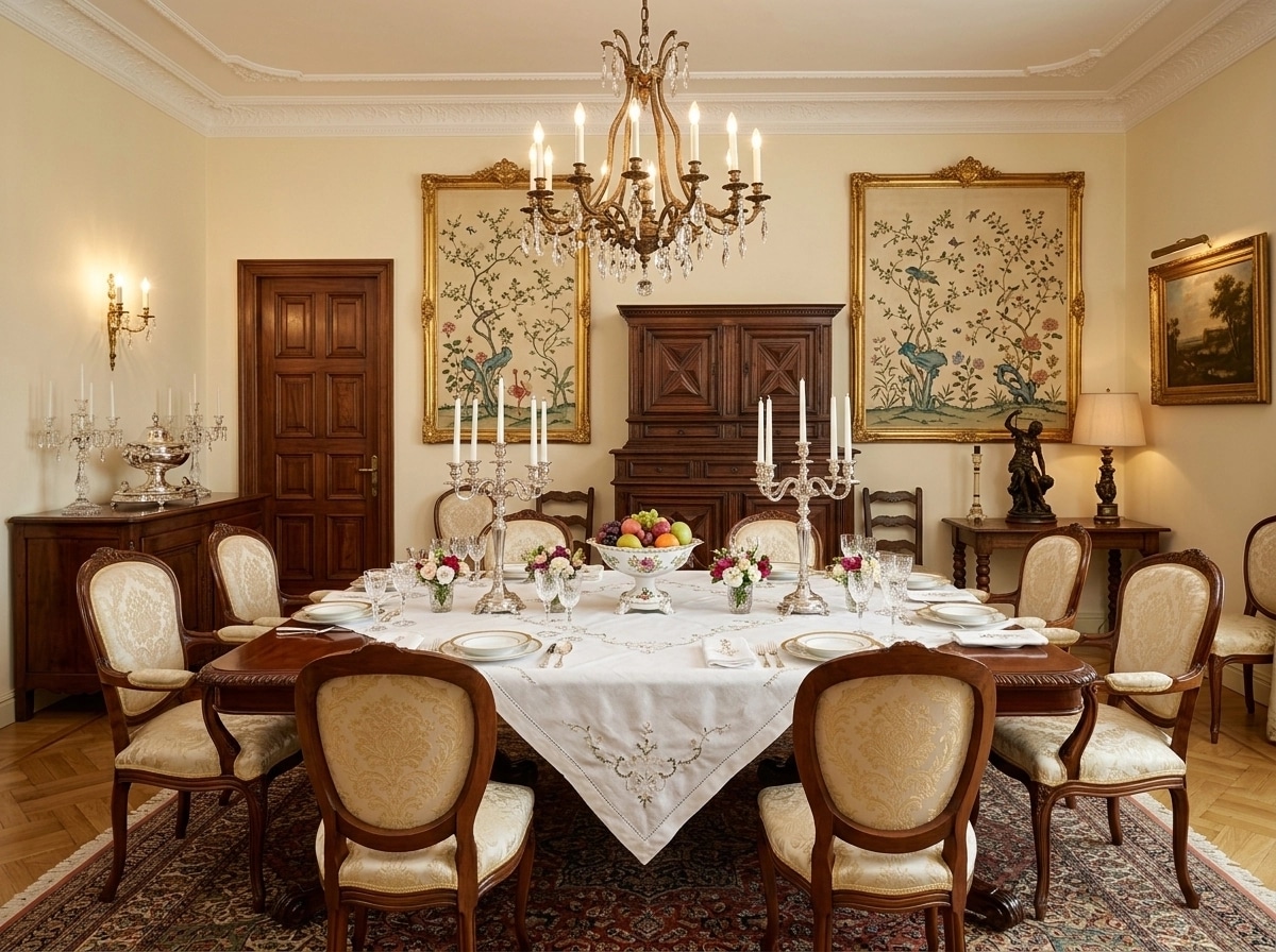 Interior design in Classic style — dining_room by GenRoom AI