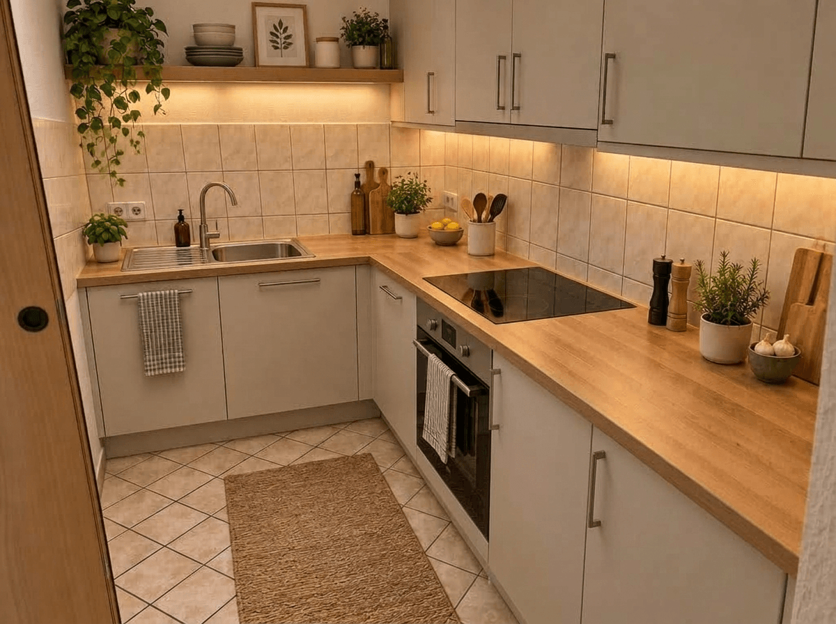 Kitchen interior in no_style style — photo by GenRoom AI
