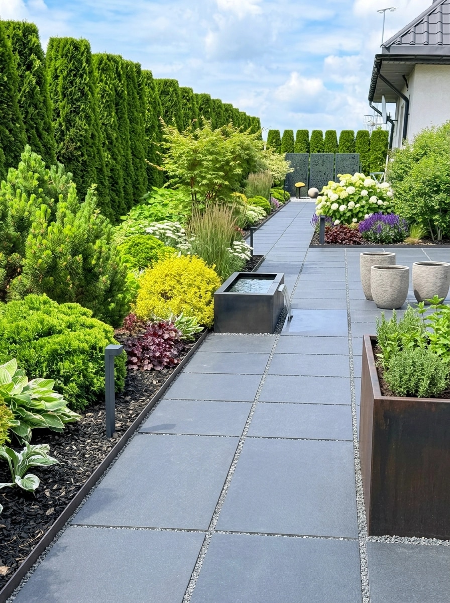 Landscape design in Contemporary Yard style — Yard by GenRoom AI