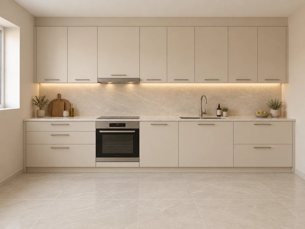 Minimalism Kitchen design — interior photo by GenRoom AI