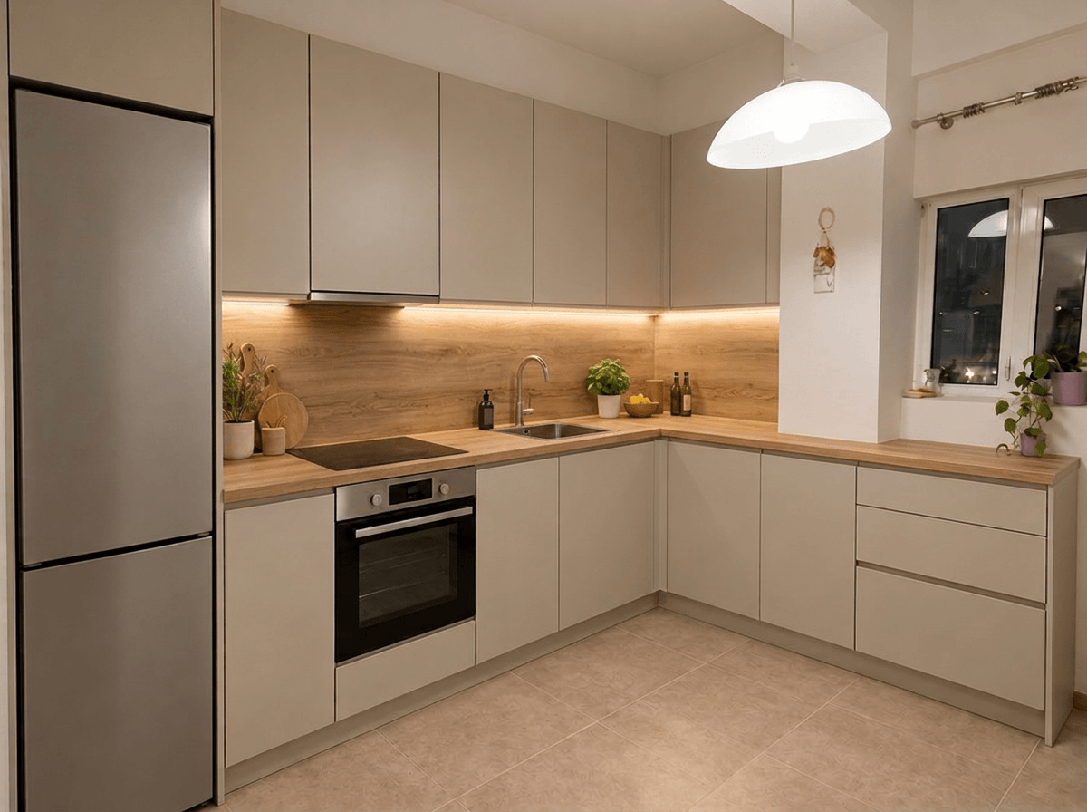 Contemporary Kitchen design — interior photo by GenRoom AI