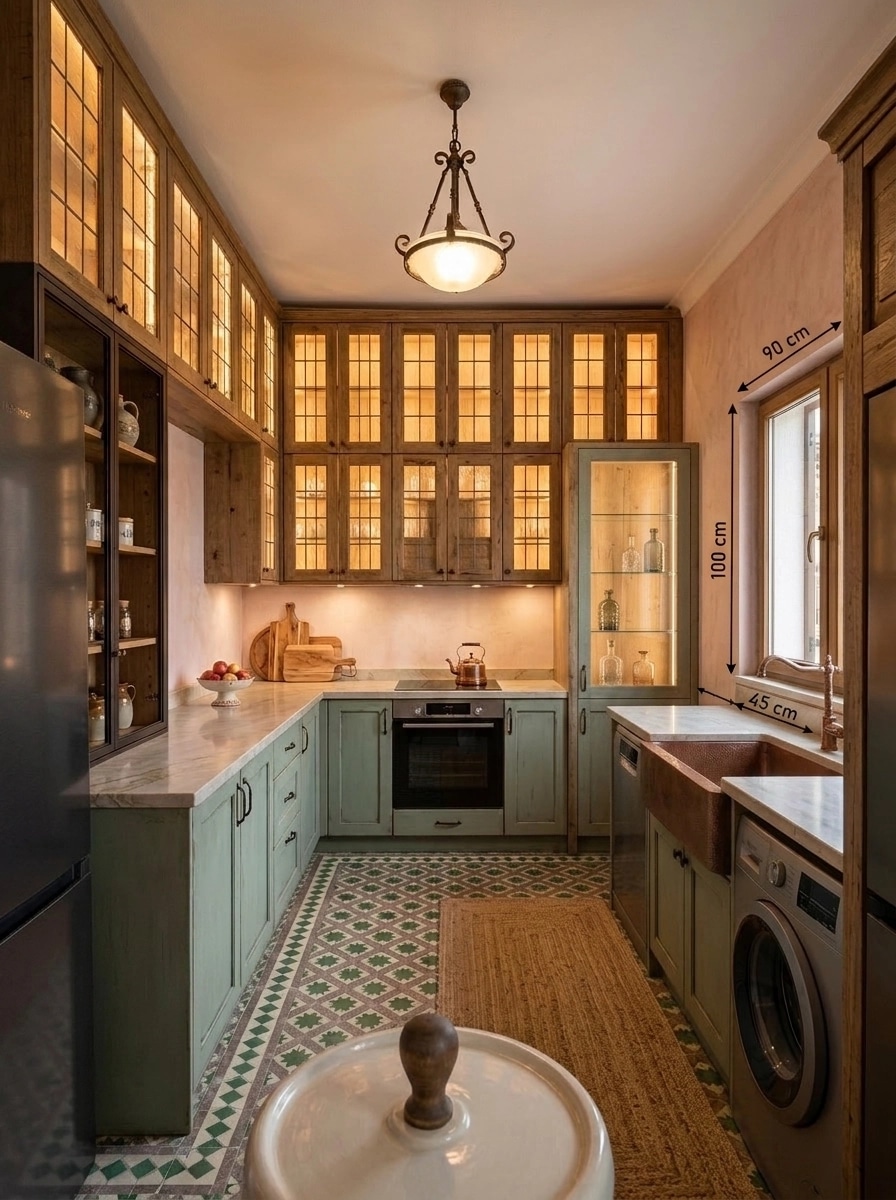 Interior design in Rustic style — Kitchen by GenRoom AI
