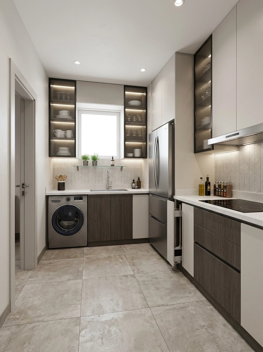 Interior design in Contemporary style — Kitchen by GenRoom AI
