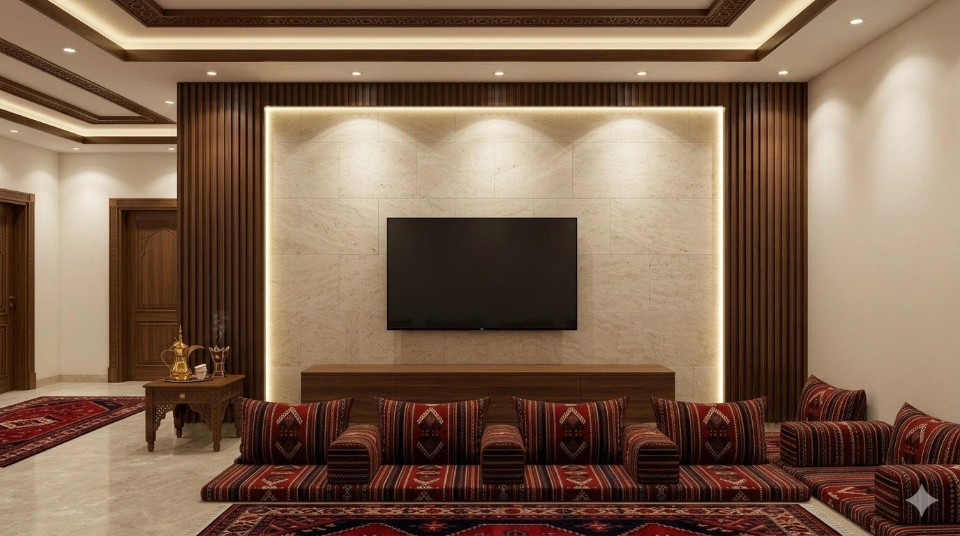 Interior design in Arabian / Moroccan style — home_office by GenRoom AI