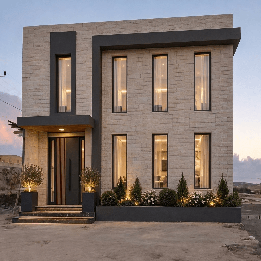 Facade design in Contemporary Facade style — Facade by GenRoom AI