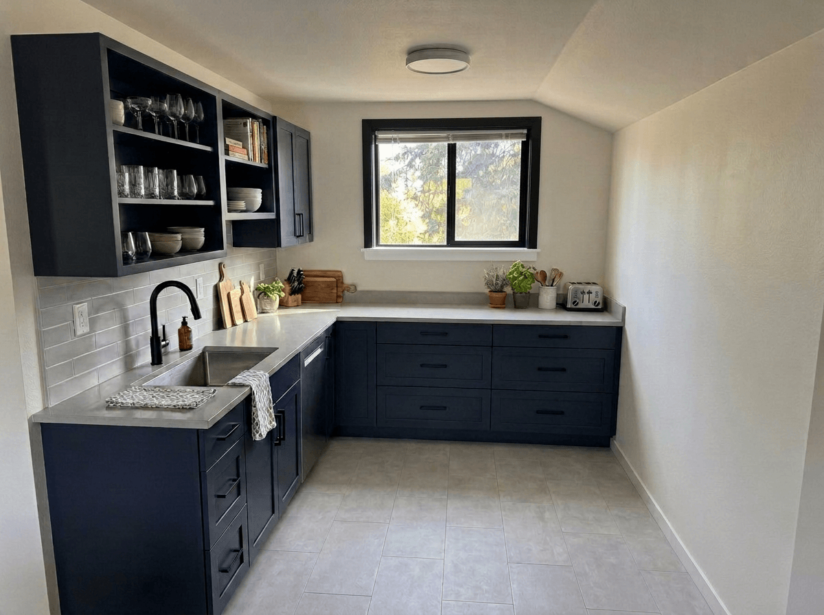 Contemporary Kitchen design — interior photo by GenRoom AI
