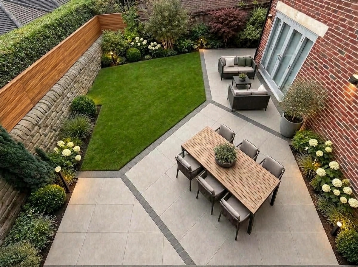 Landscape design in Minimalist Yard style — Yard by GenRoom AI