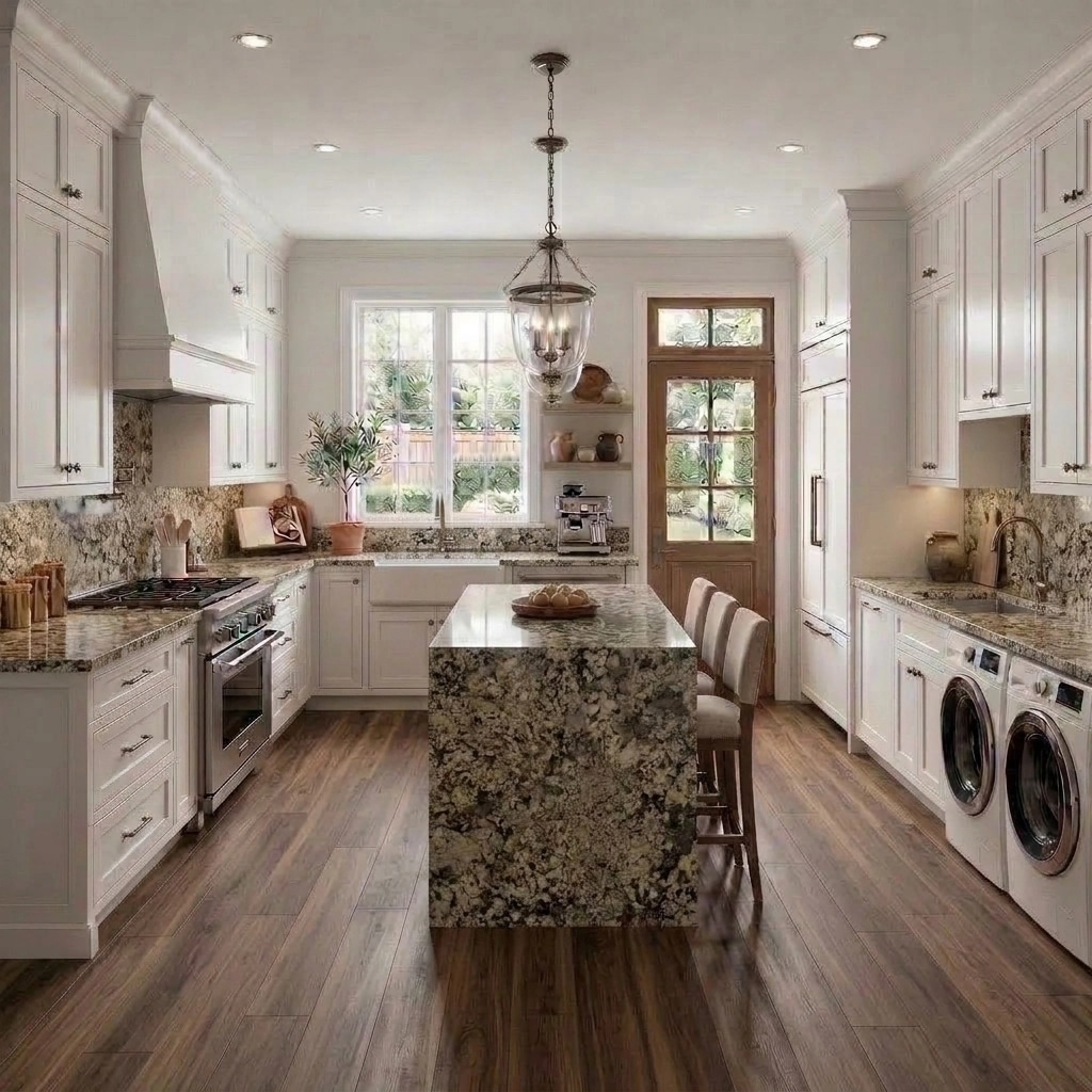 Interior design in Transitional style — Kitchen by GenRoom AI