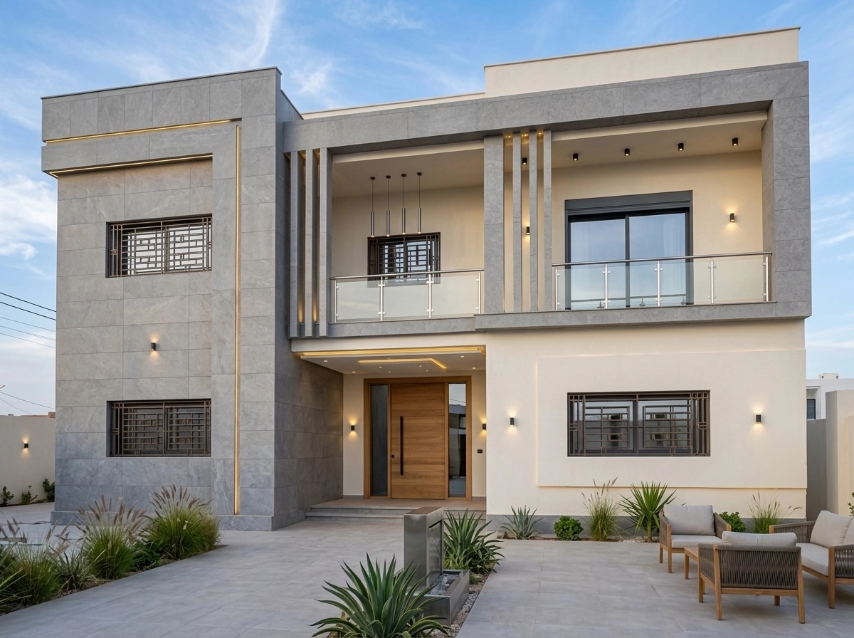 Contemporary Facade Facade design — facade photo by GenRoom AI
