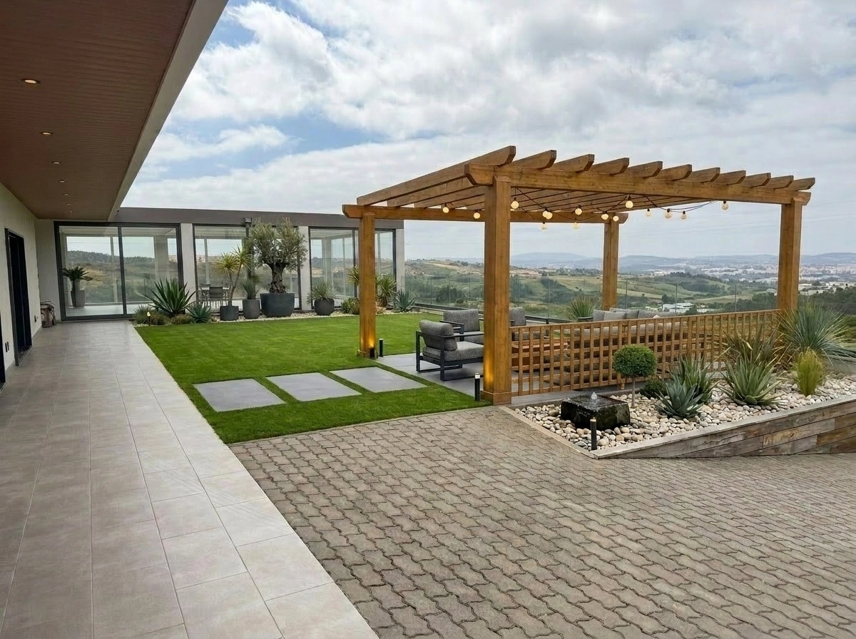 Contemporary Yard Yard design — yard photo by GenRoom AI