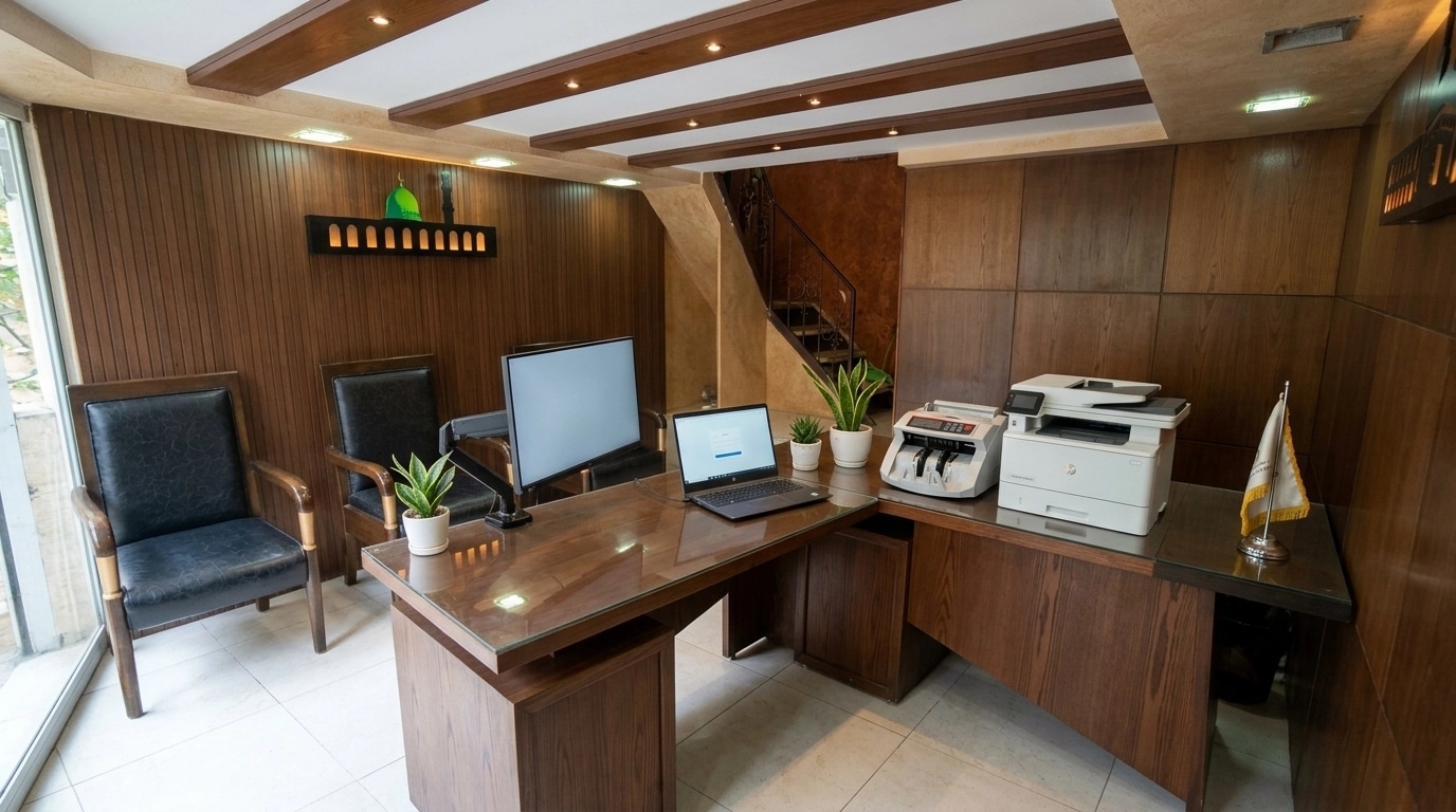 Interior design in Islamic Geometric style — Office by GenRoom AI