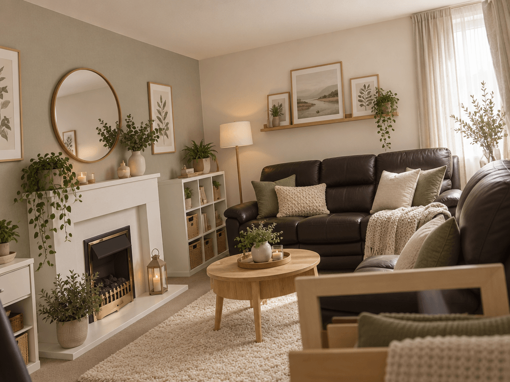 Interior design in Scandinavian style — Living Room by GenRoom AI